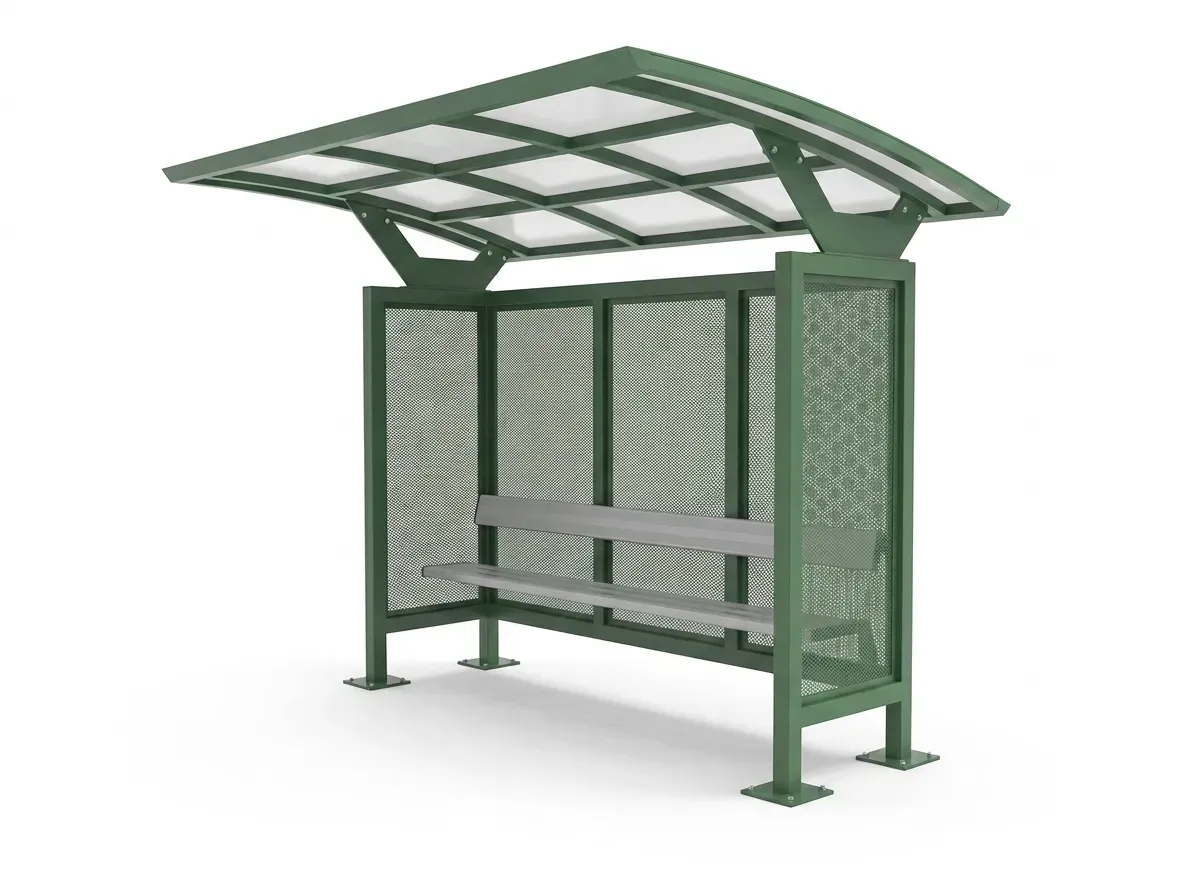 ULBS-04 - Architectural Bus Shelter Canopy