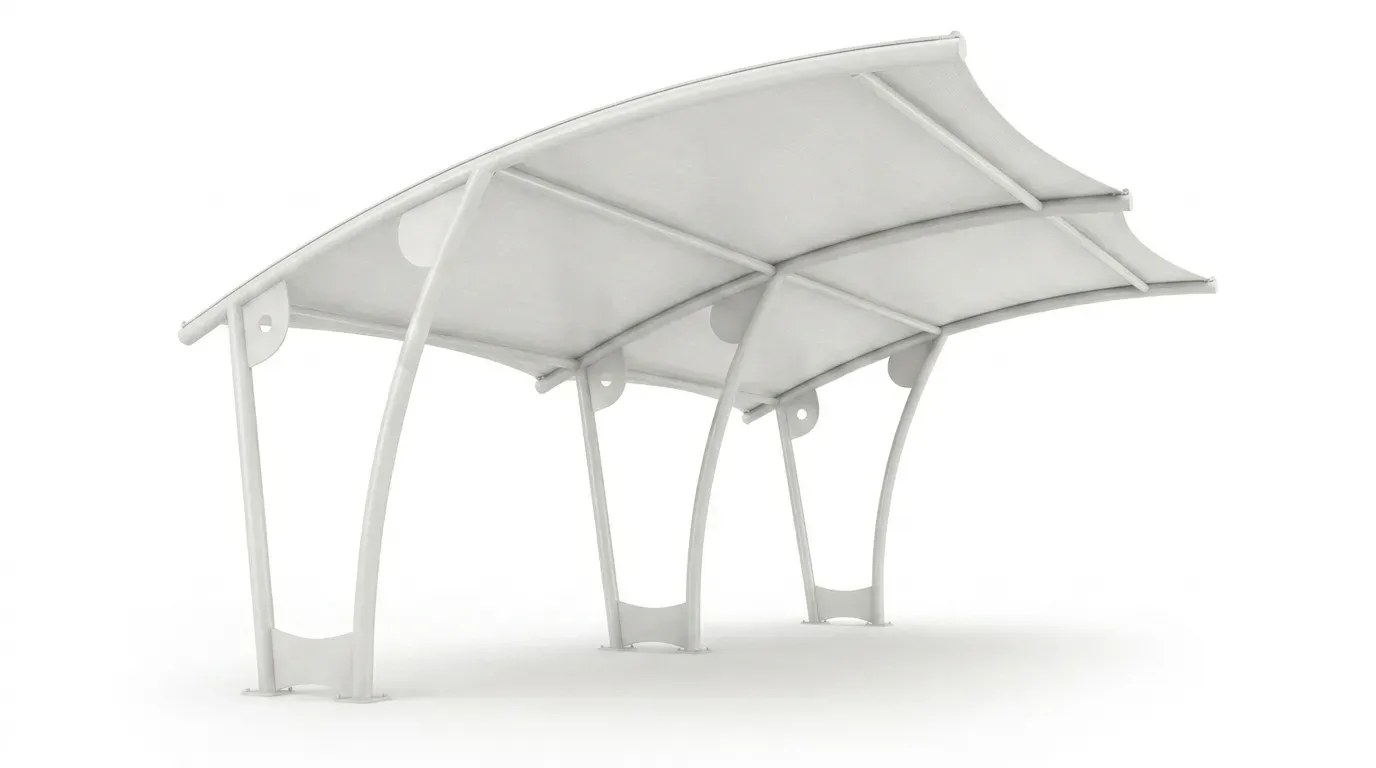 ULCS-05 - Tensile Fabric Car Shelter Canopy