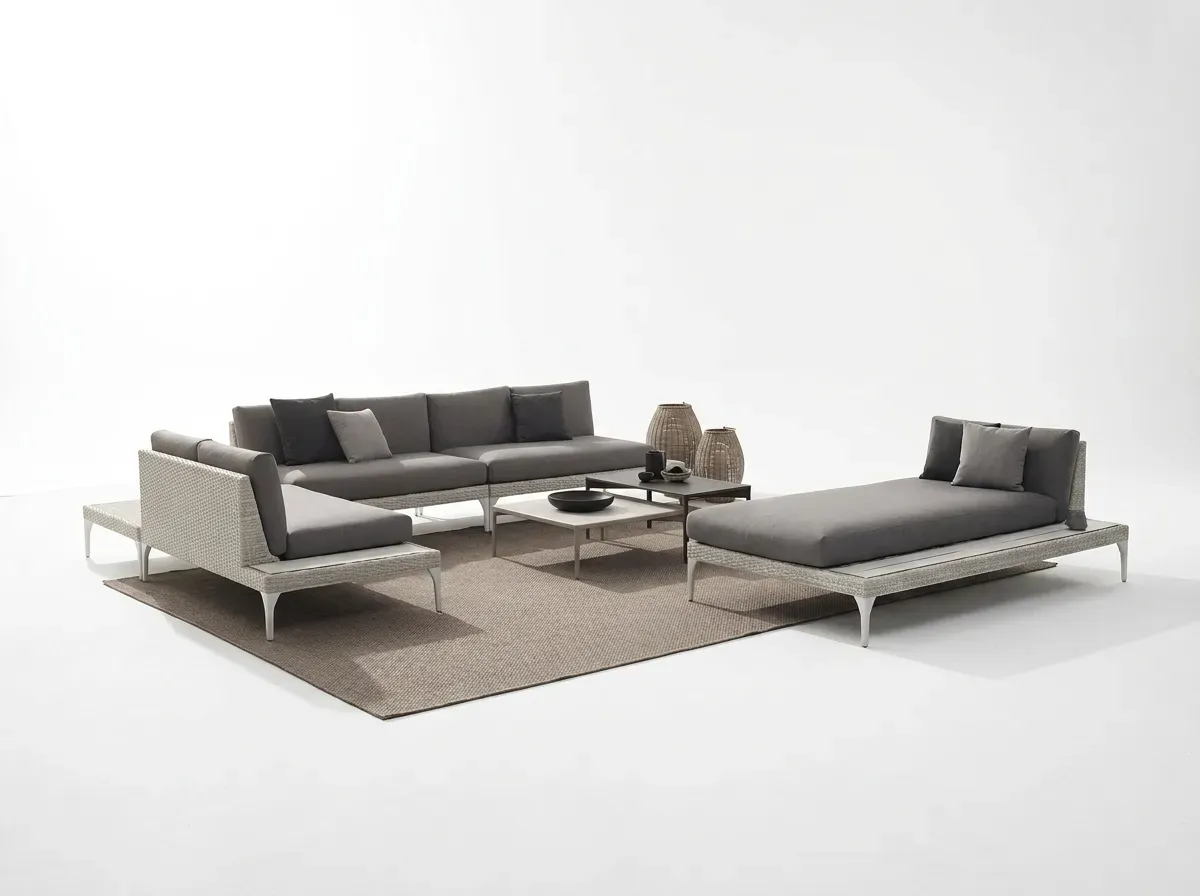ULC-22 - Synthetic Rattan Wicker Lounge Set